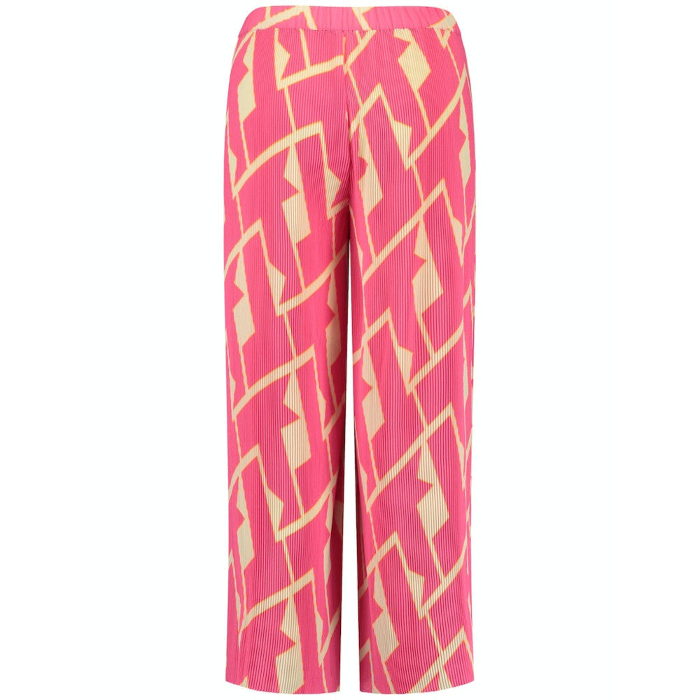 Gerry Weber 222116 66249 3009 Lila/Pink Print Trousers