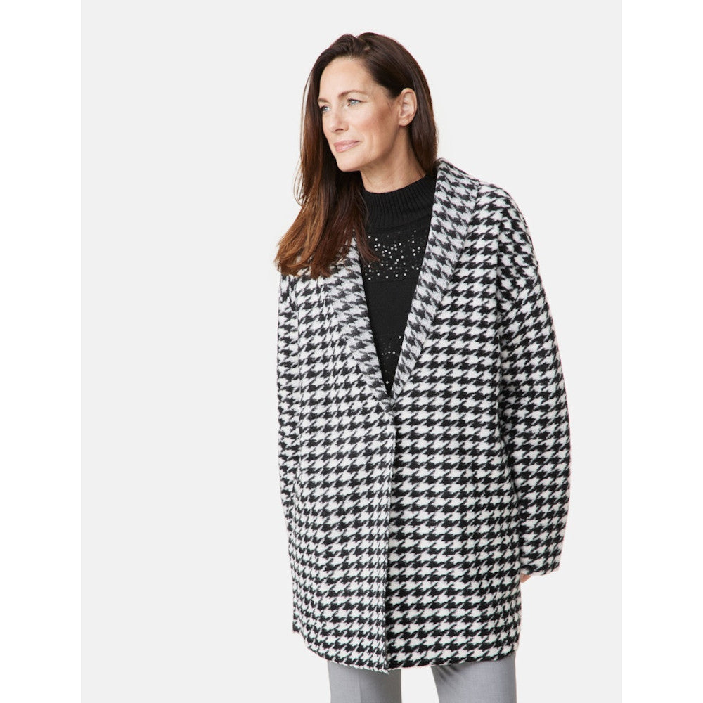 Gerry Weber 430126 35733 1193 Black/Anthracite Houndstooth Jacket