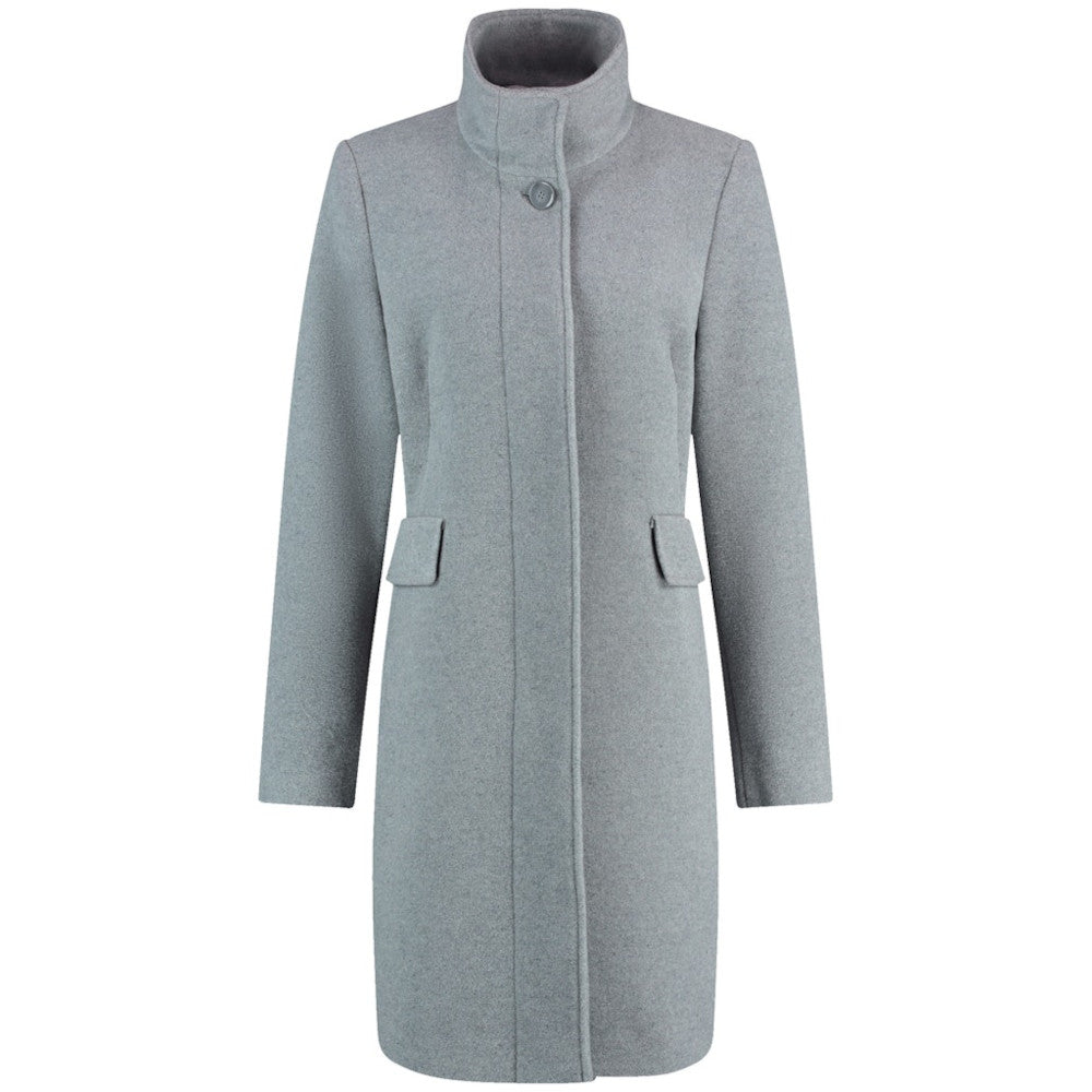 Gerry Weber 450219 31138 204720 Silver Grey Melonge Coat