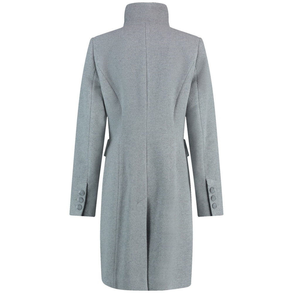 Gerry Weber 450219 31138 204720 Silver Grey Melonge Coat