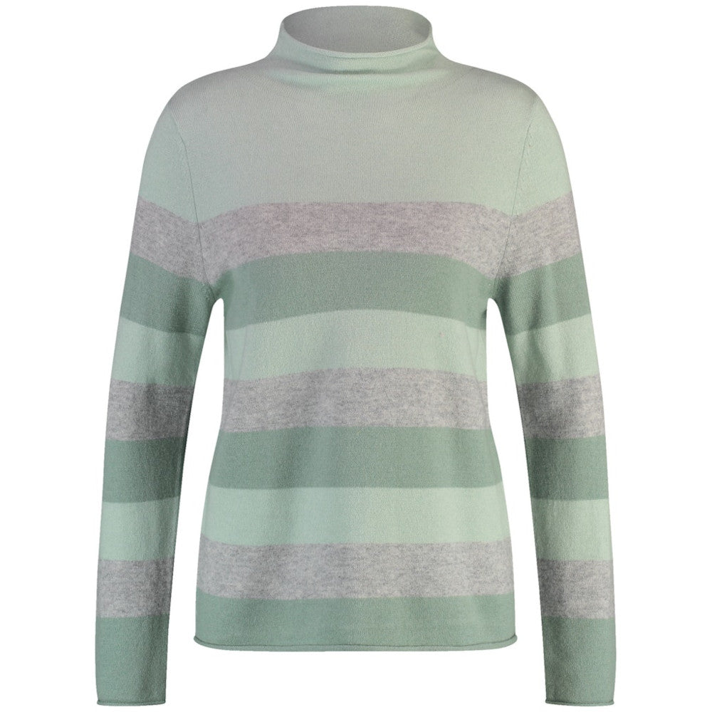 Gerry Weber 370559 44709 5123 Mint/Hazy Mint Stripes Top