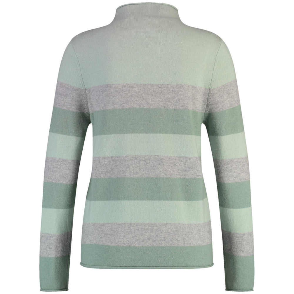 Gerry Weber 370559 44709 5123 Mint/Hazy Mint Stripes Top