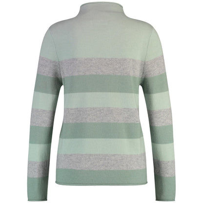 Gerry Weber 370559 44709 5123 Mint/Hazy Mint Stripes Top