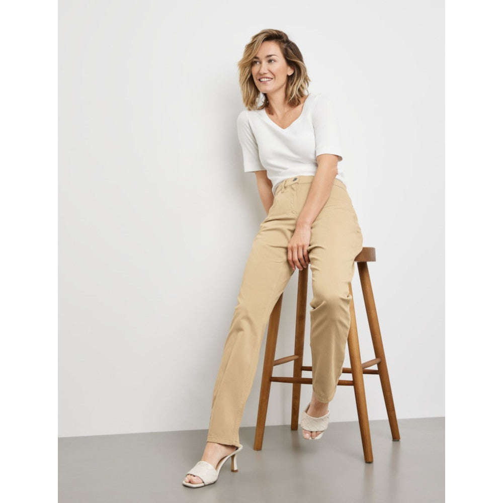 Gerry Weber 322046 66247 704938 Camel-Dyed Trousers