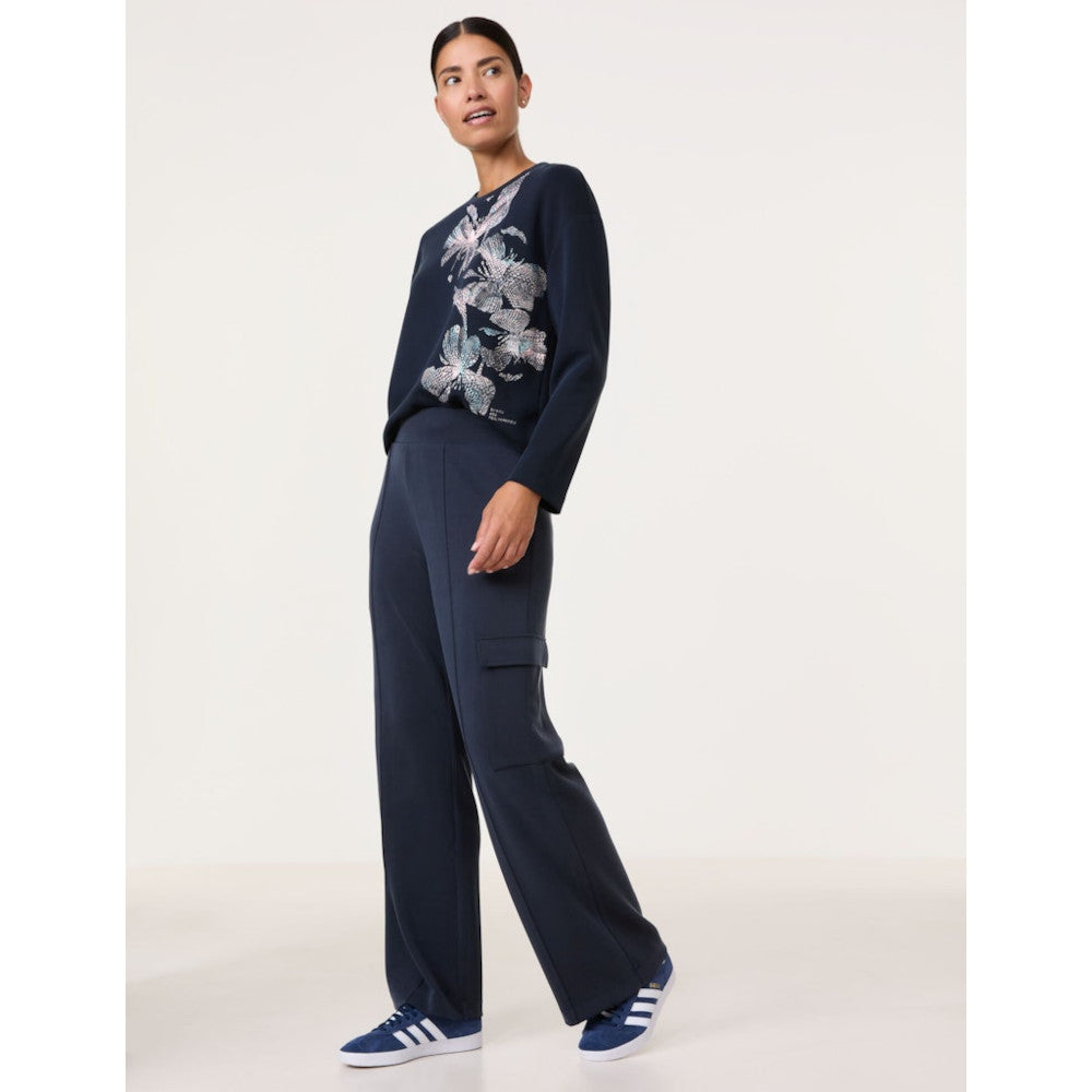 Gerry Weber 322190 44020 80890 Navy Trousers