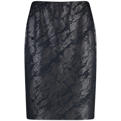 Gerry Weber 311034 66319 8137 Snake Black And Blue Skirt