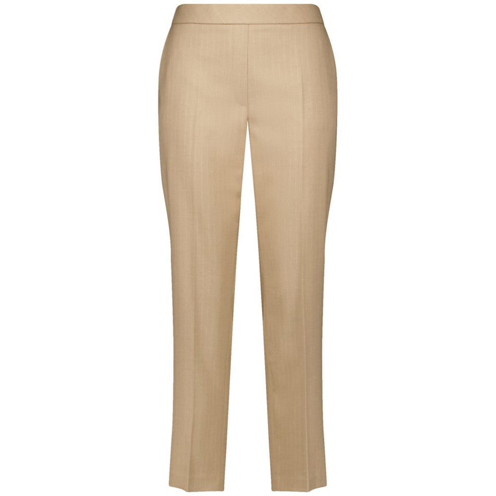 Gerry Weber 420041 31236 9110 Camel Beige Stripe Trousers