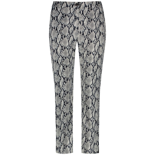 Gerry Weber 420025 31216 9150 Beige/Black Snake Print Trousers