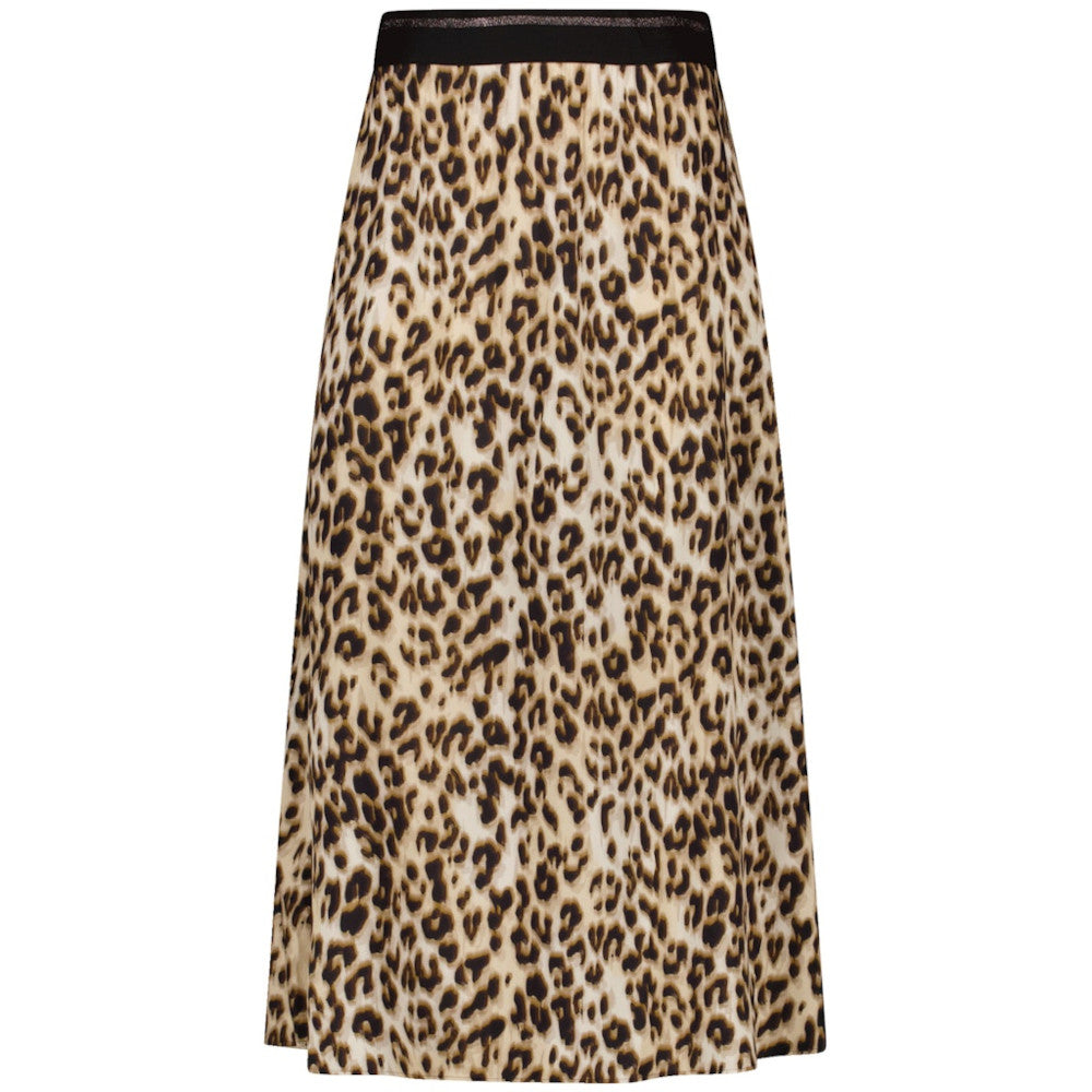 Gerry Weber 410028 31502 9188 Sesame/Camel/Black Leopard Print Skirt