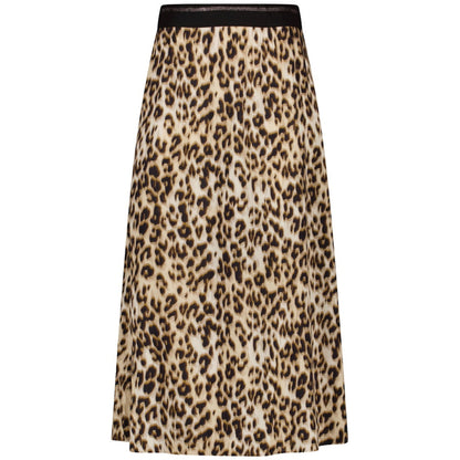 Gerry Weber 410028 31502 9188 Sesame/Camel/Black Leopard Print Skirt