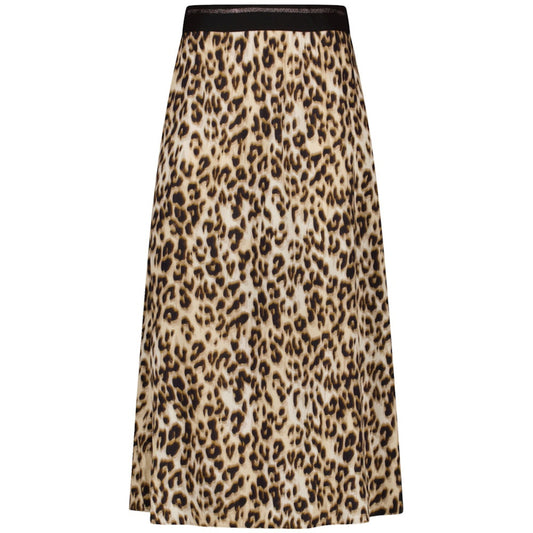 Gerry Weber 410028 31502 9188 Sesame/Camel/Black Leopard Print Skirt