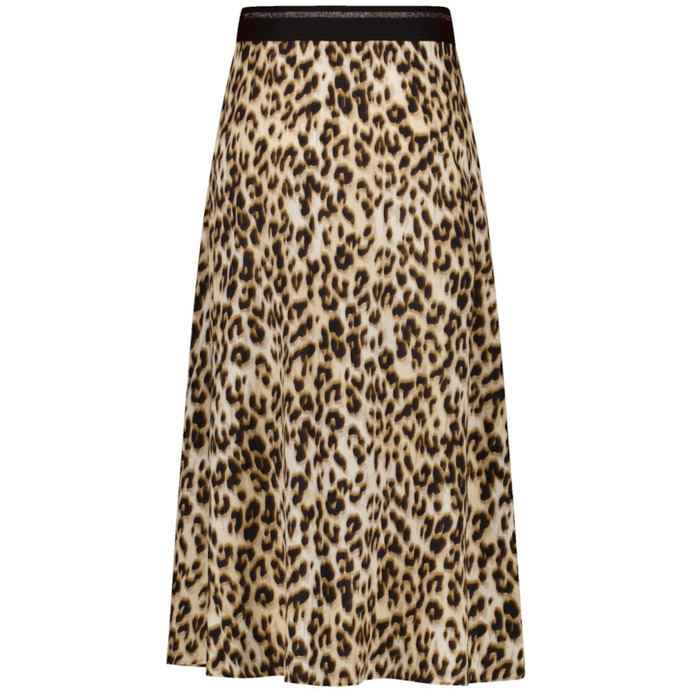 Gerry Weber 410028 31502 9188 Sesame/Camel/Black Leopard Print Skirt