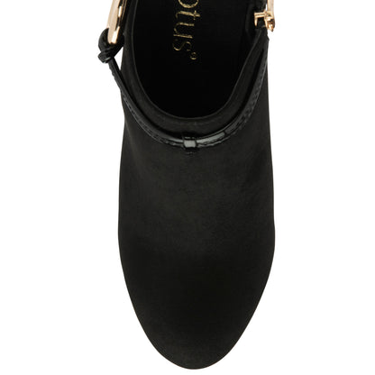 Lotus ULS440 Gloria Black Casual Shoes