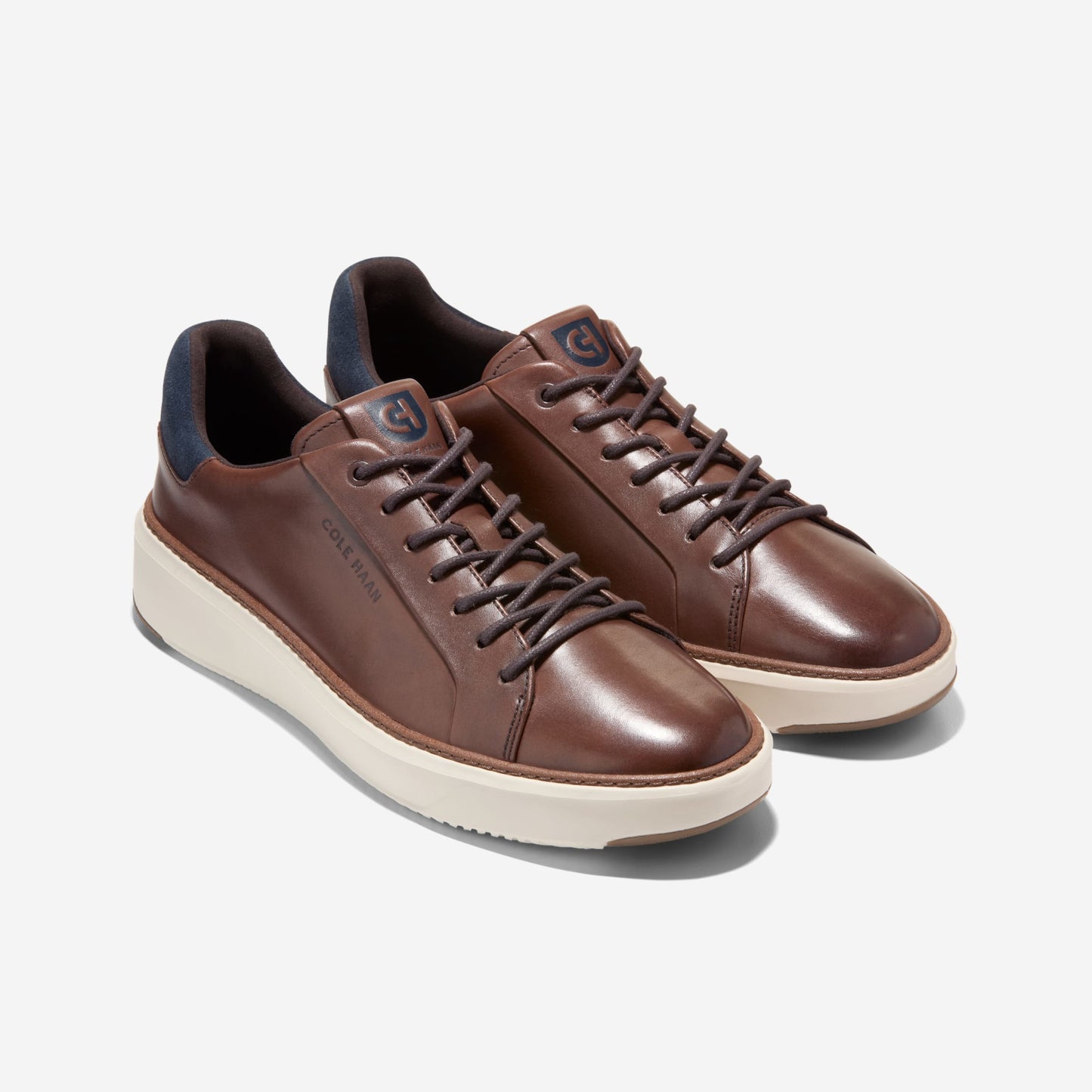 Cole Haan GrandPro Topspin Chestnut / Navy Blazer / Ivory Sneakers