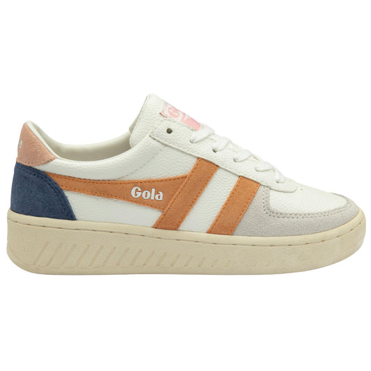 Gola Grandslam Trident White/Salmon/Pearl Pink Trainers