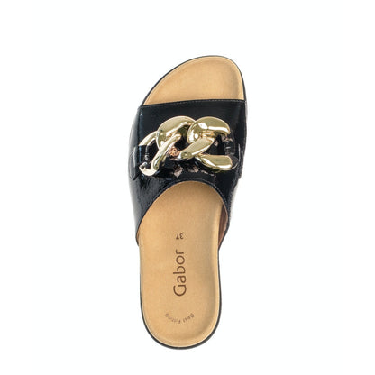 Gabor 43.743.97 Black (Gold) Sandals