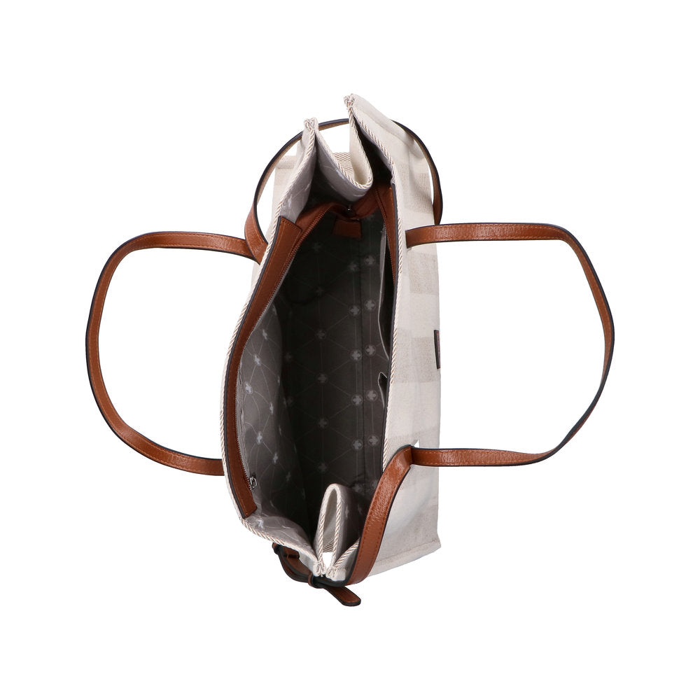 Rieker H1074-90 Beige Cognac Handbag