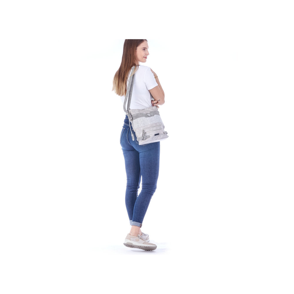 Rieker H1346-40 Frost White Silver Handbag