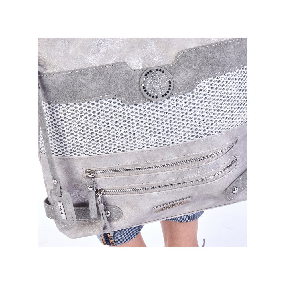Rieker H1346-40 Frost White Silver Handbag
