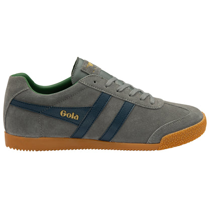 Gola CMA192GI Harrier Suede Ash/Navy/Evergreen Trainers