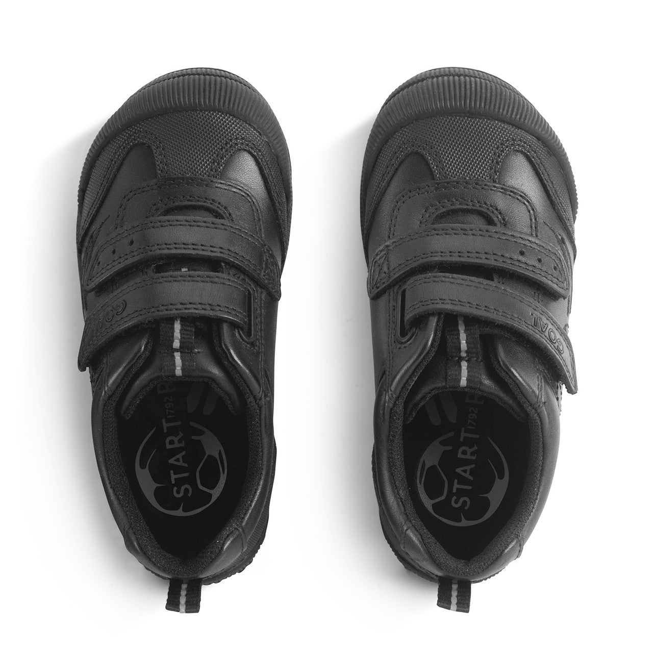 Start Rite Hat-Trick Black Leather School Shoes