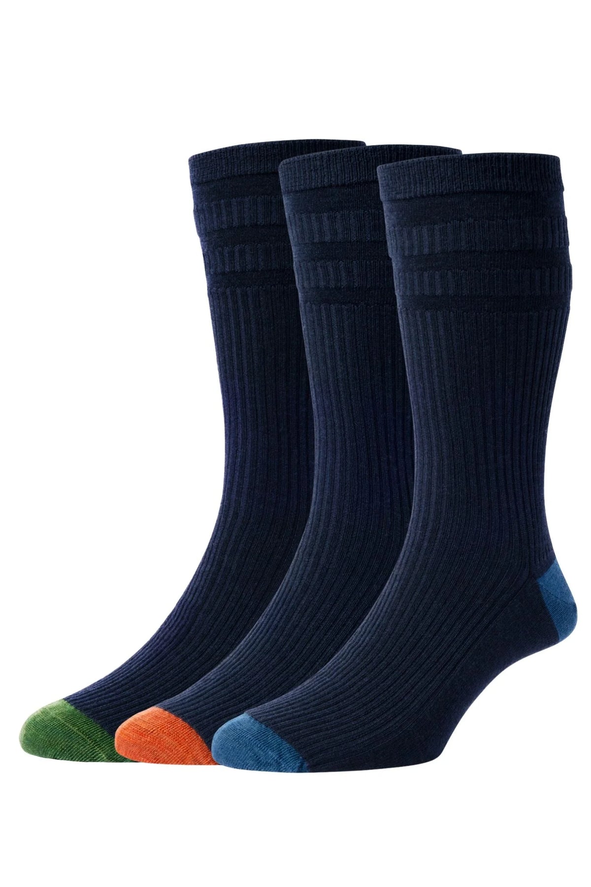 HJ Hall HJ970 Navy 3 Pair Pack Softop