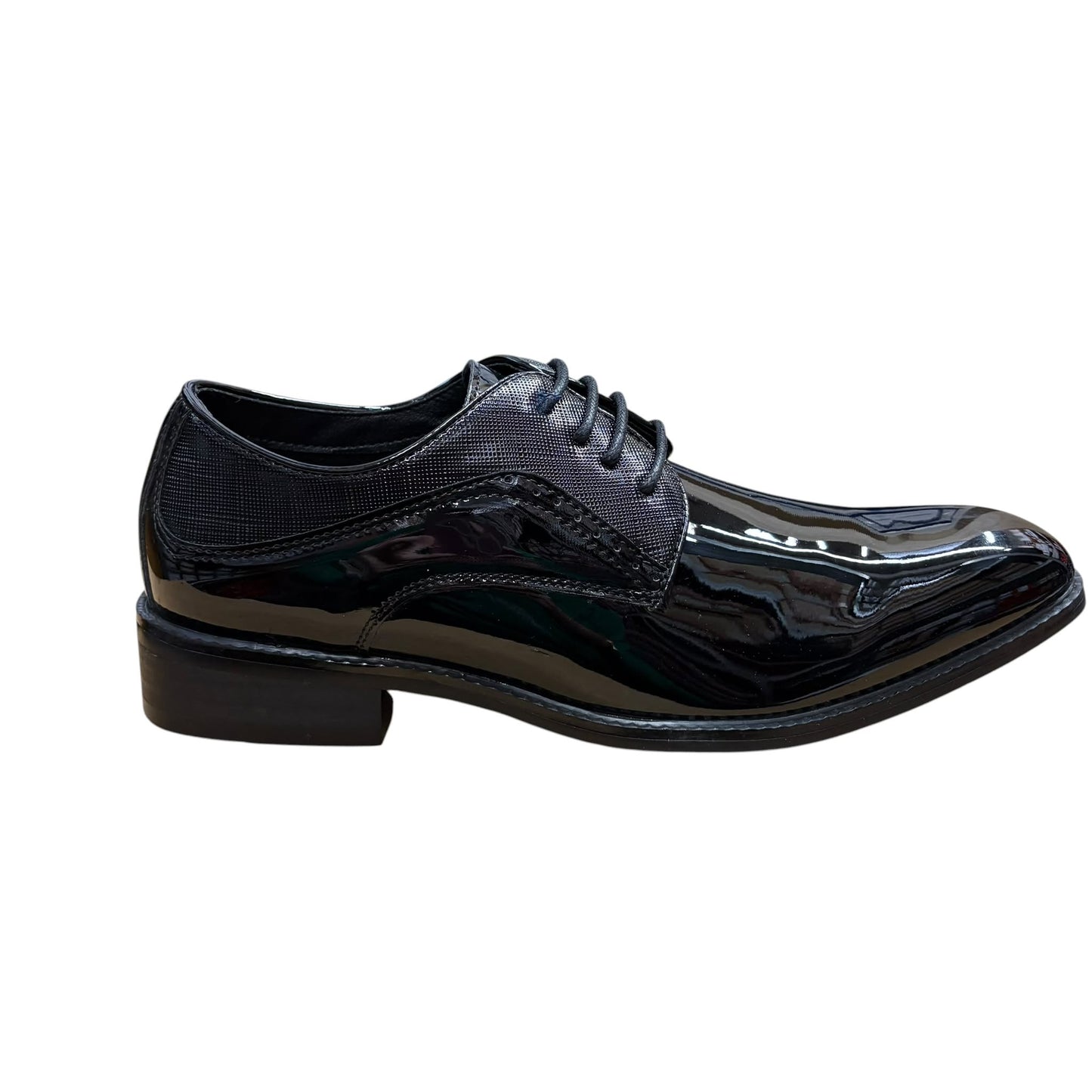 Brent Halcombe Coal Patent Formal Shoes