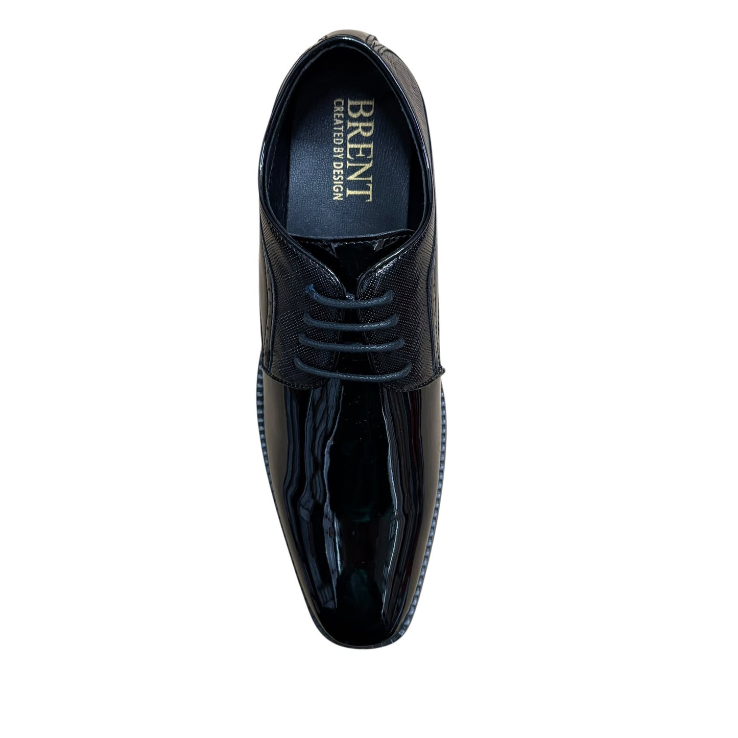 Brent Halcombe Coal Patent Formal Shoes