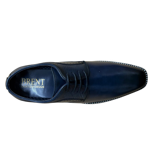 Brent Halcombe French Blue Formal Shoes