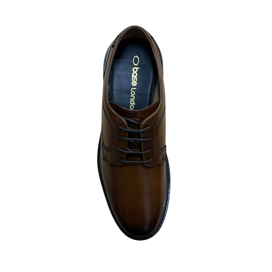Base London Carter Waxy Brown Formal Shoes