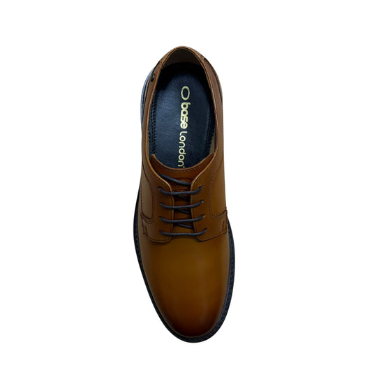 Base London Carter Waxy Tan Formal Shoes