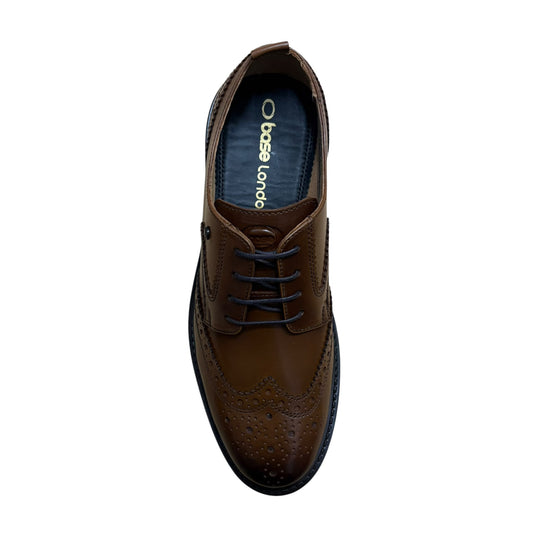 Base London Tanner Waxy Brown Formal Shoes
