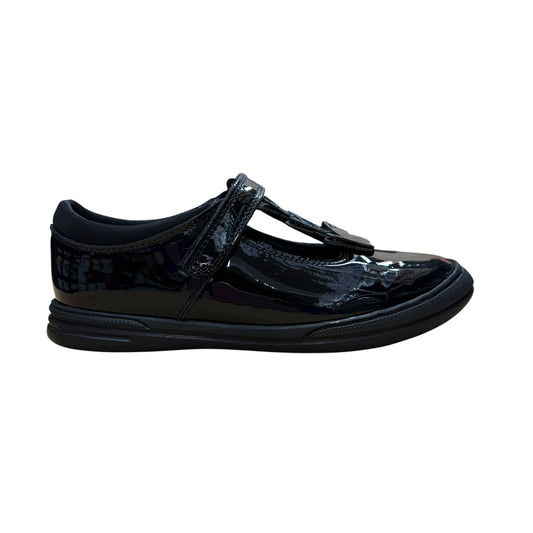 Term Vanessa Black Patent School Shoes
