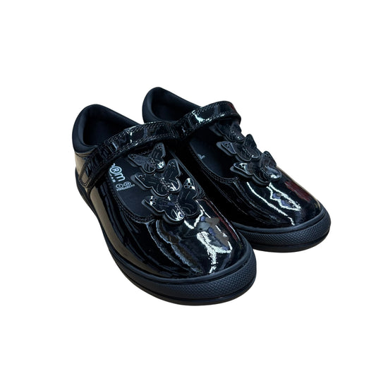 Term Vanessa Black Patent School Shoes