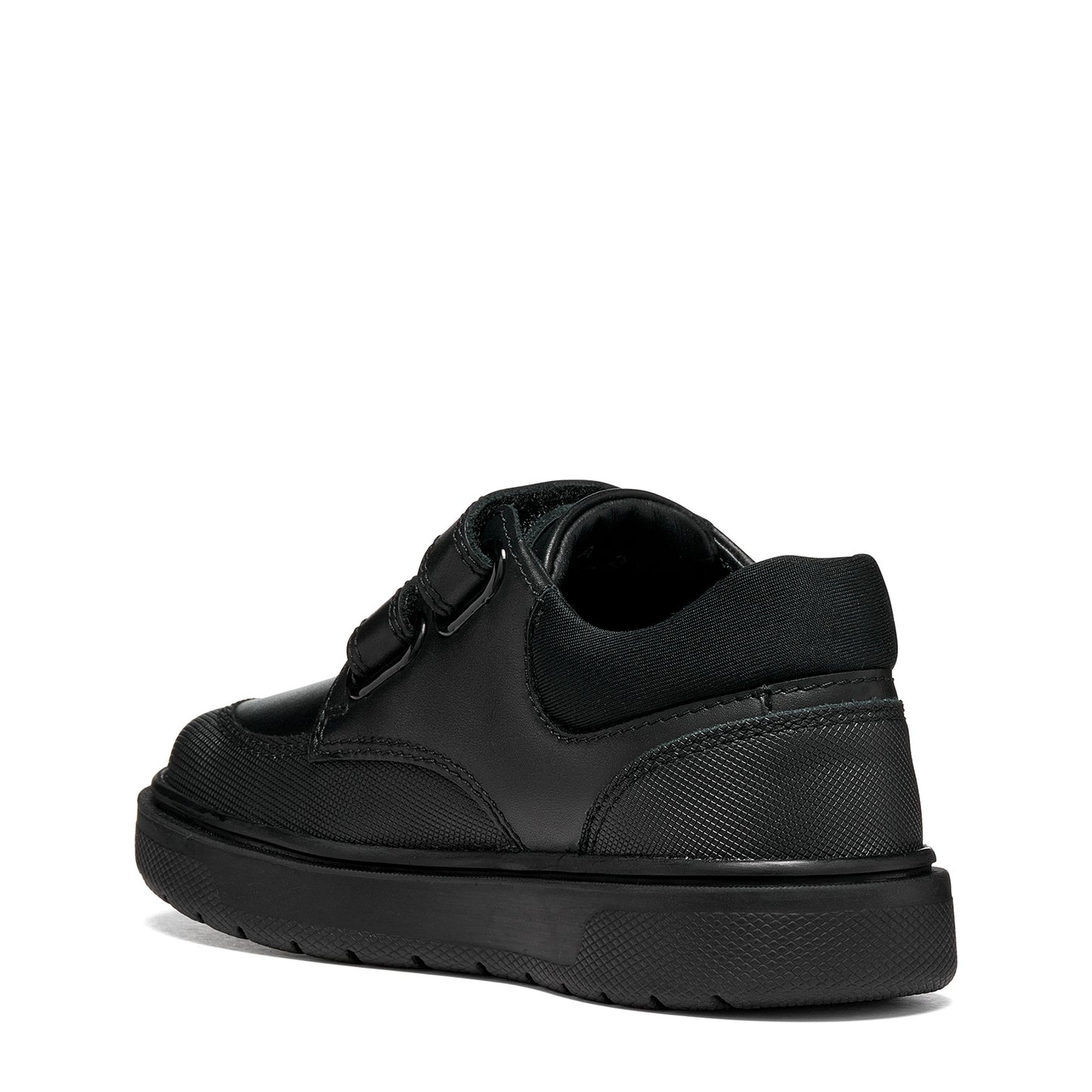 Geox Riddock Black Velcro School Shoes