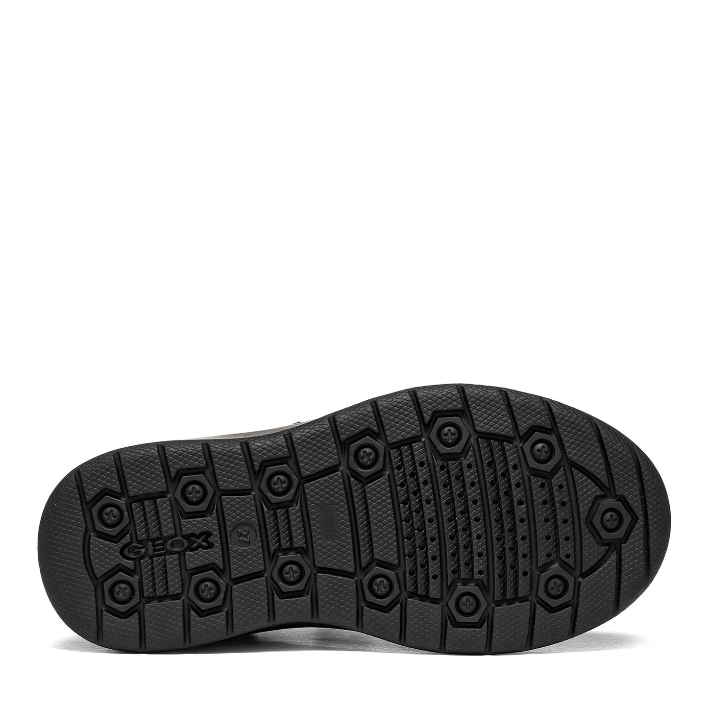 Geox Riddock Black Velcro School Shoes