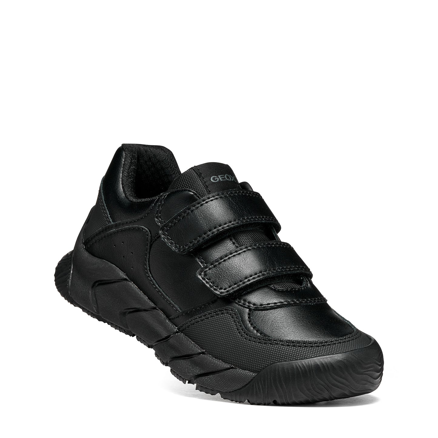 Geox Flexyper Pro Black School Sneakers