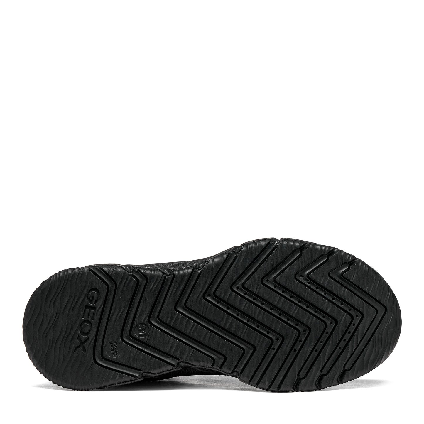 Geox Flexyper Pro Black School Sneakers