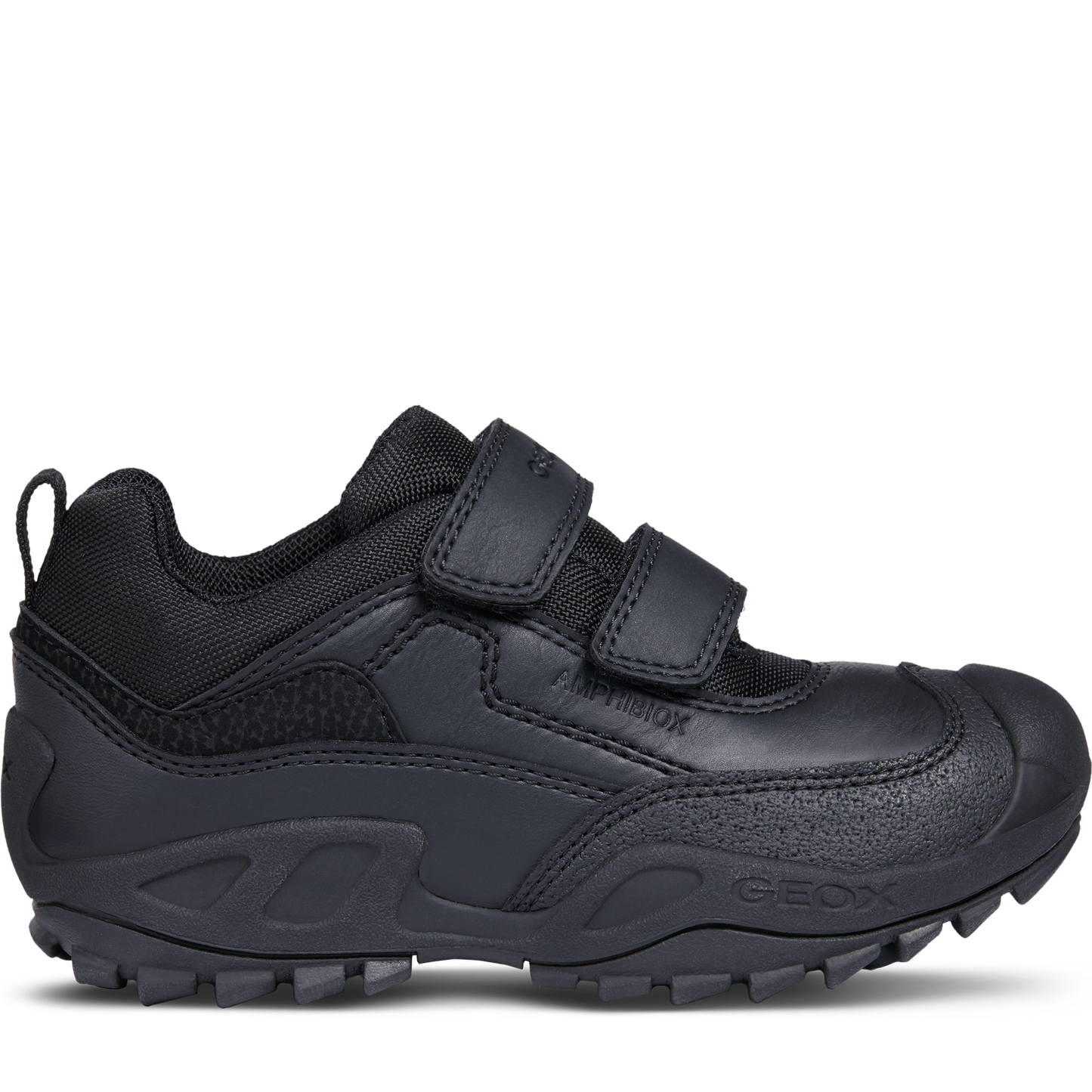 Geox New Savage Abx Black Waterproof School Shoes