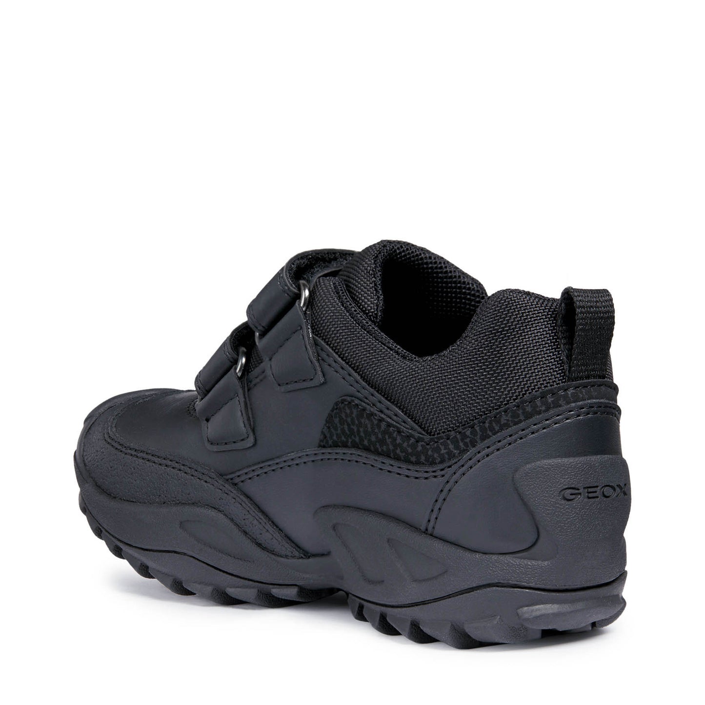 Geox New Savage Abx Black Waterproof School Shoes