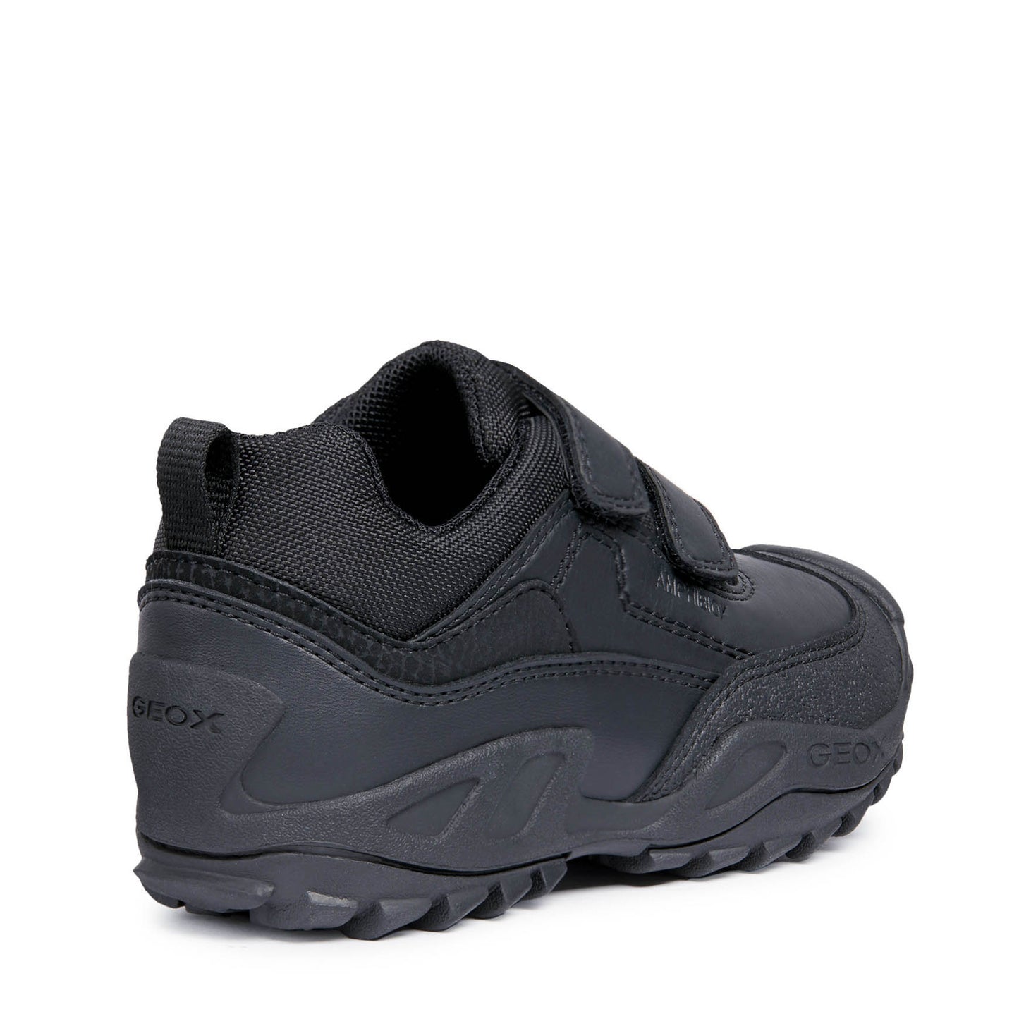 Geox New Savage Abx Black Waterproof School Shoes