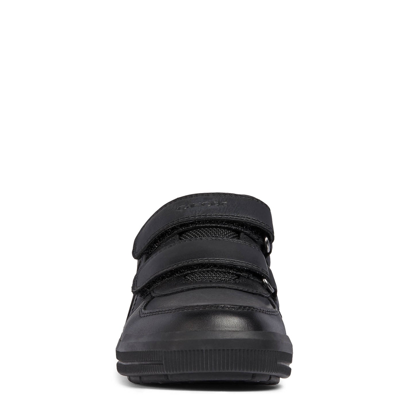 Geox Arzach Black School Shoes