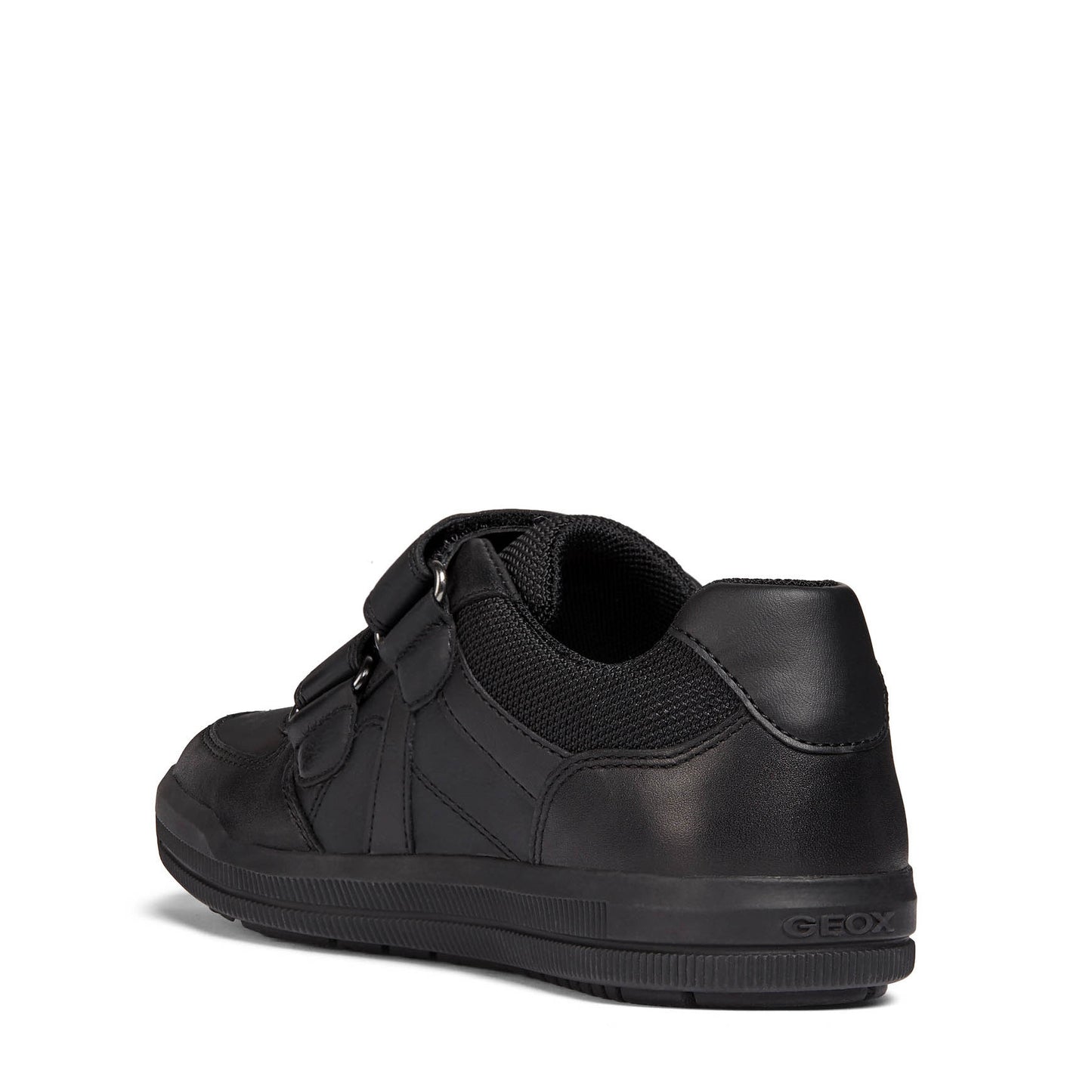 Geox Arzach Black School Shoes