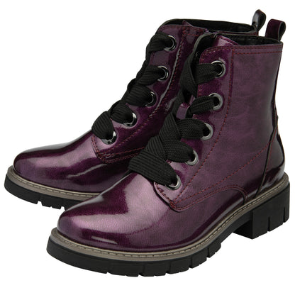 Lotus ULB350 Jojo Purple Patent Boots