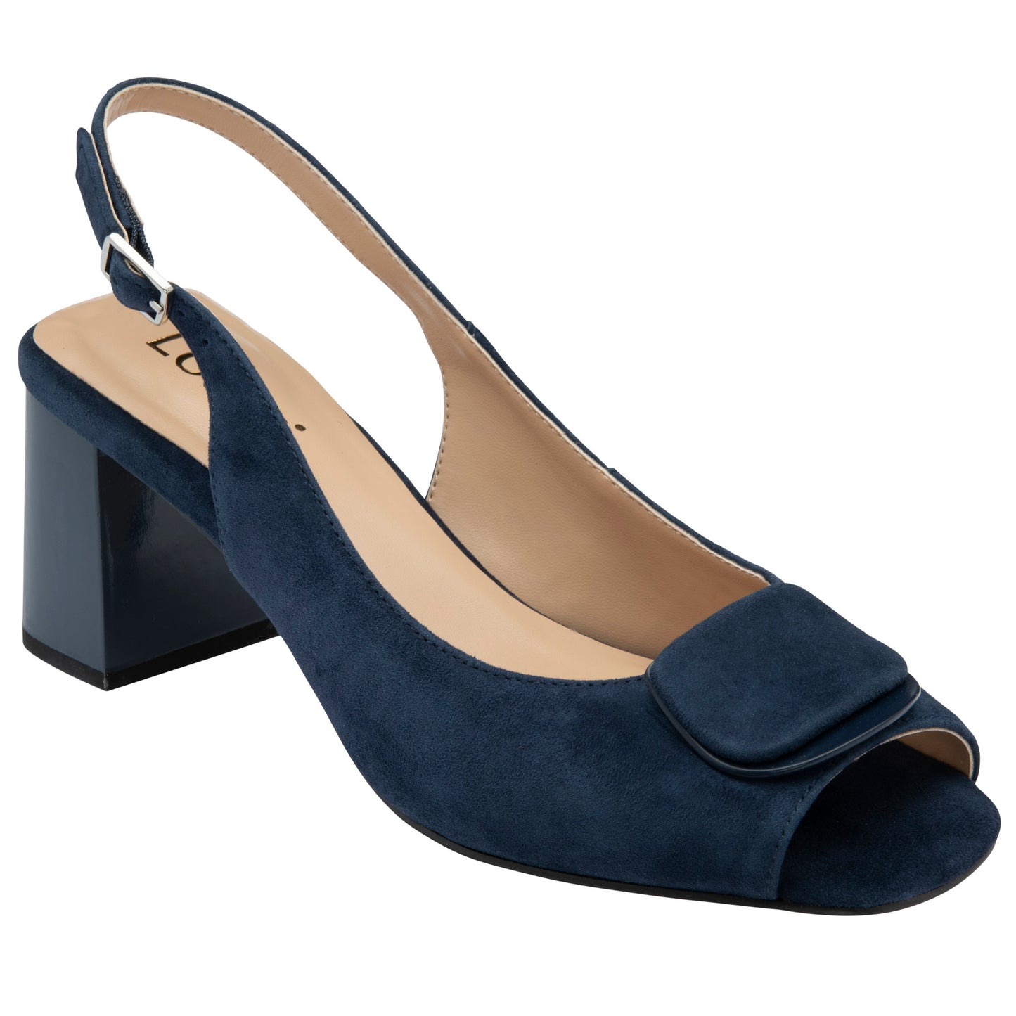 Lotus Josefa Navy Suede Shoe