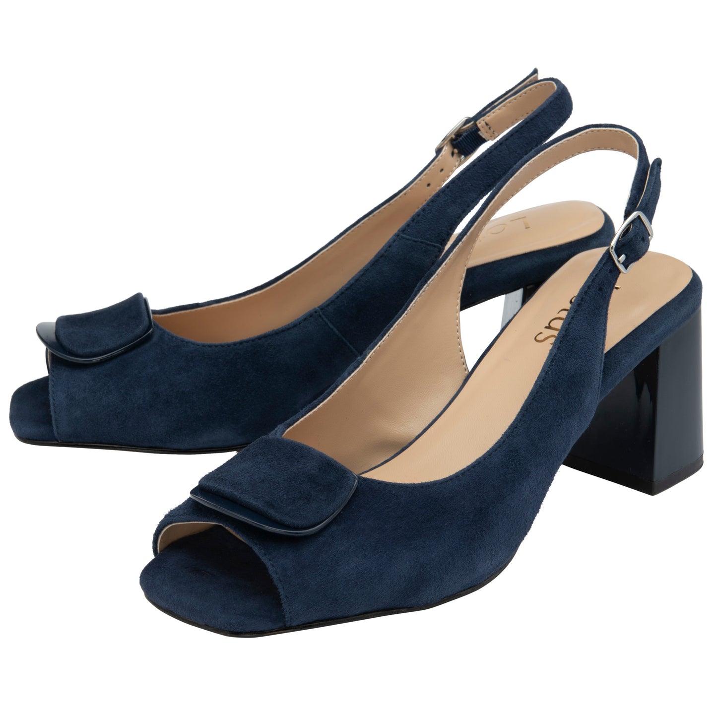 Lotus Josefa Navy Suede Shoe