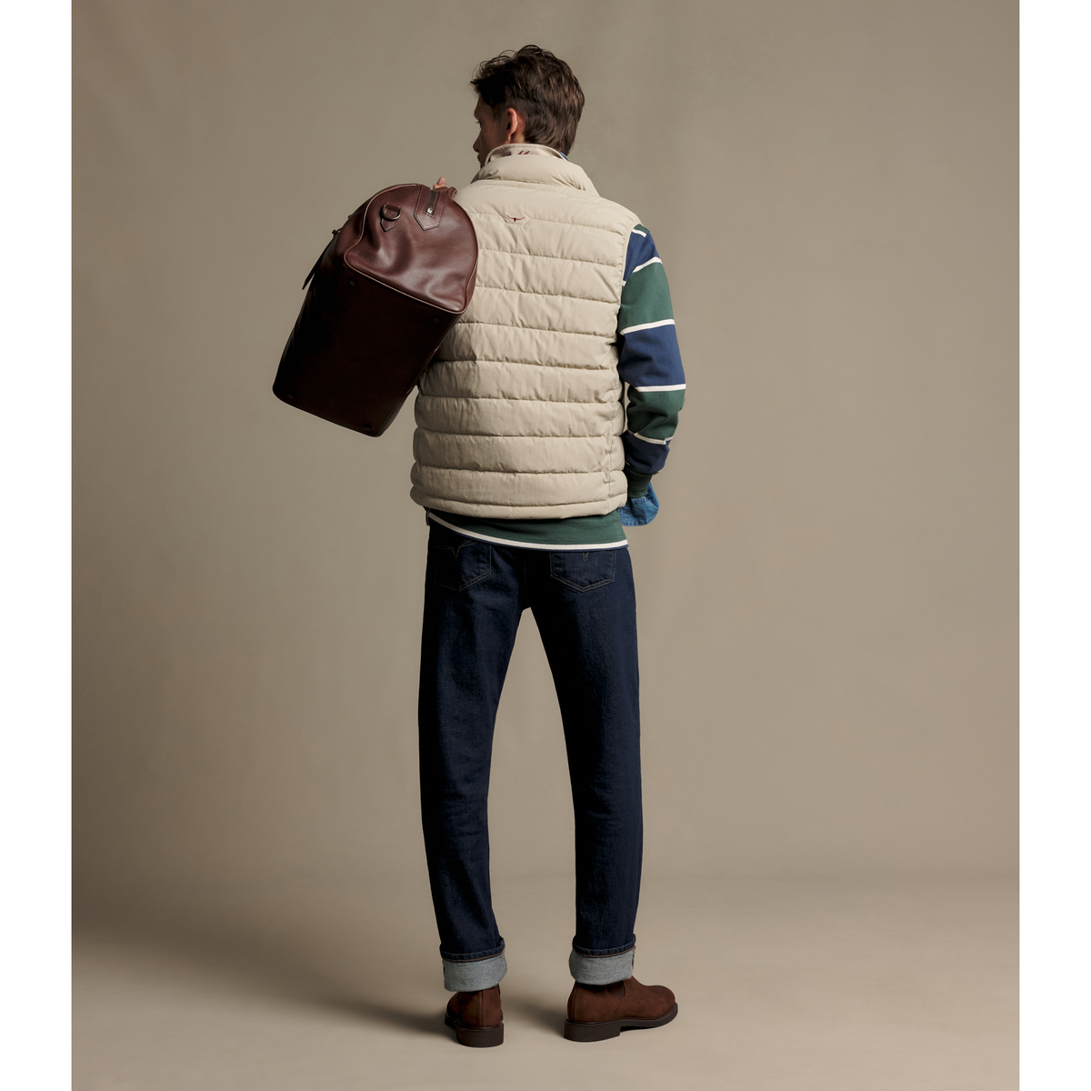 RM Williams Rydal Almond Padded Vest
