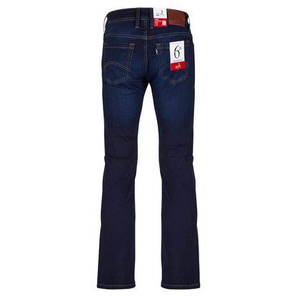 6th Sense Fred Prussian Blue Bootcut Jeans