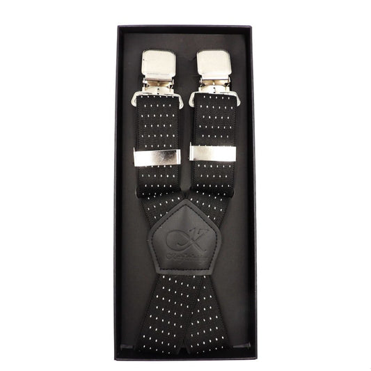 Knightsbridge Black Pin Dot Braces