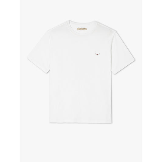 RM Williams White Parson T-Shirt